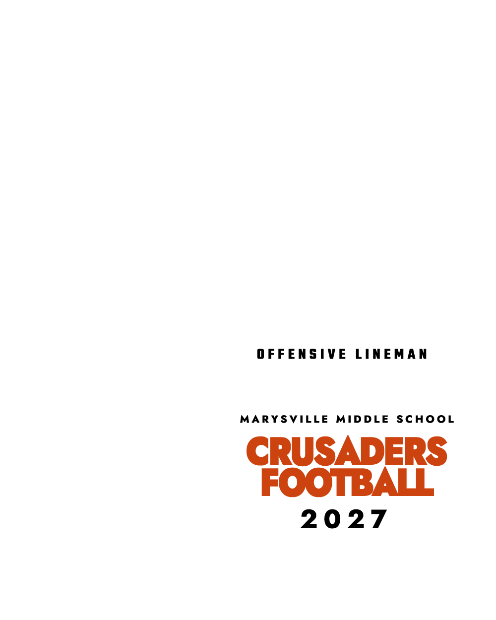 School, team name, and season text layer